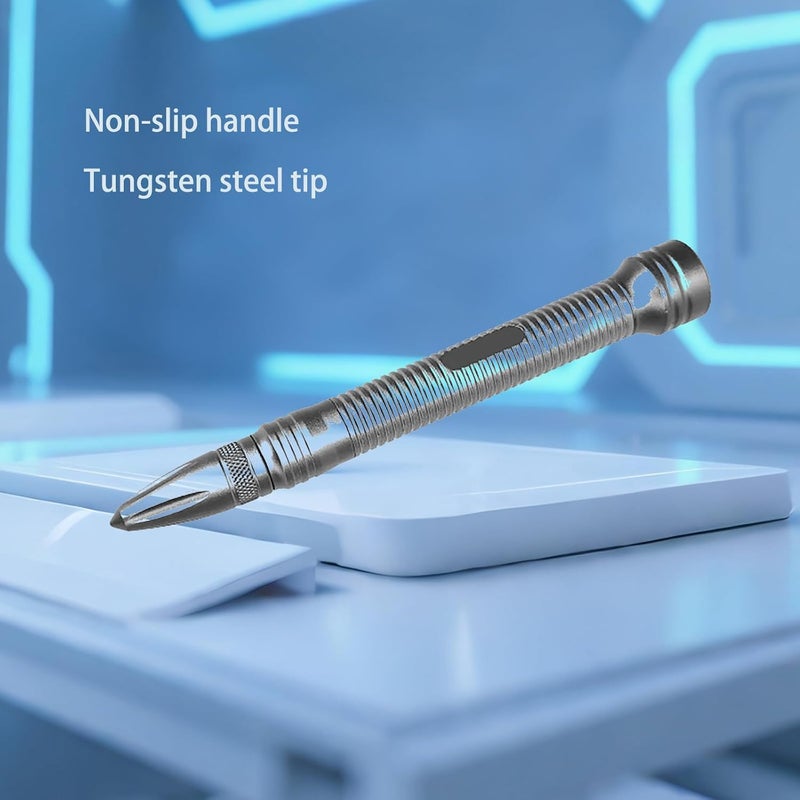 Btcdove Tungsten Steel Glass Breaker Pen – Multi-Functional Tool for Emergency Escape, Mobile Glass Removal, & Seed Phrase Punching – Anti-Slip Design for Precise, Deep Marks,BlastPen - Image 2